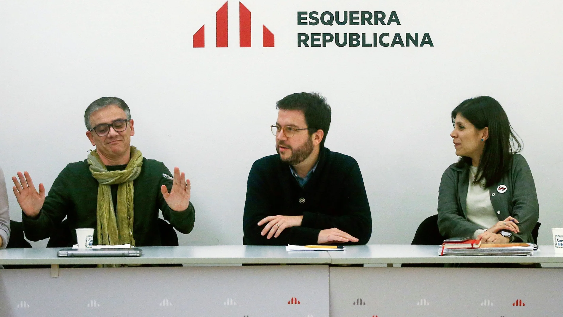 Reunión de la ejecutiva de ERC de cara a la posible investidura de Pedro Sánchez Reunión de la ejecutiva de ERC de cara a la posible investidura de Pedro Sánchez