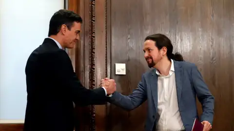 Pedro Sánchez y Pablo Iglesias Pedro Sánchez y Pablo Iglesias