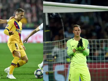 Arthur y Ter Stegen cerca de perderse la Supercopa Arthur y Ter Stegen cerca de perderse la Supercopa
