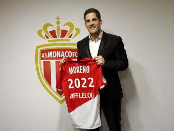 Robert Moreno, con el AS Mónaco