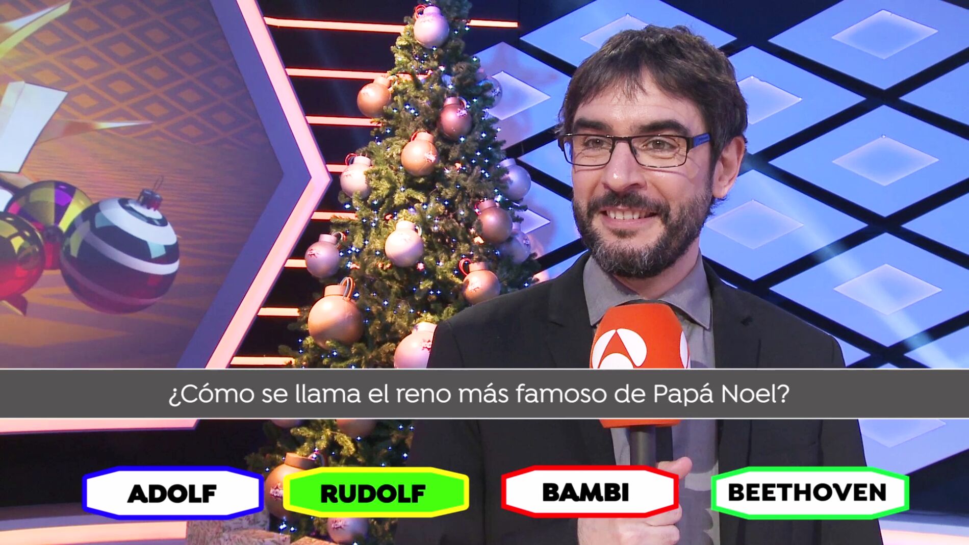 Juanra Bonet se atreve con el test navide&ntilde;o de '&iexcl;Boom!'