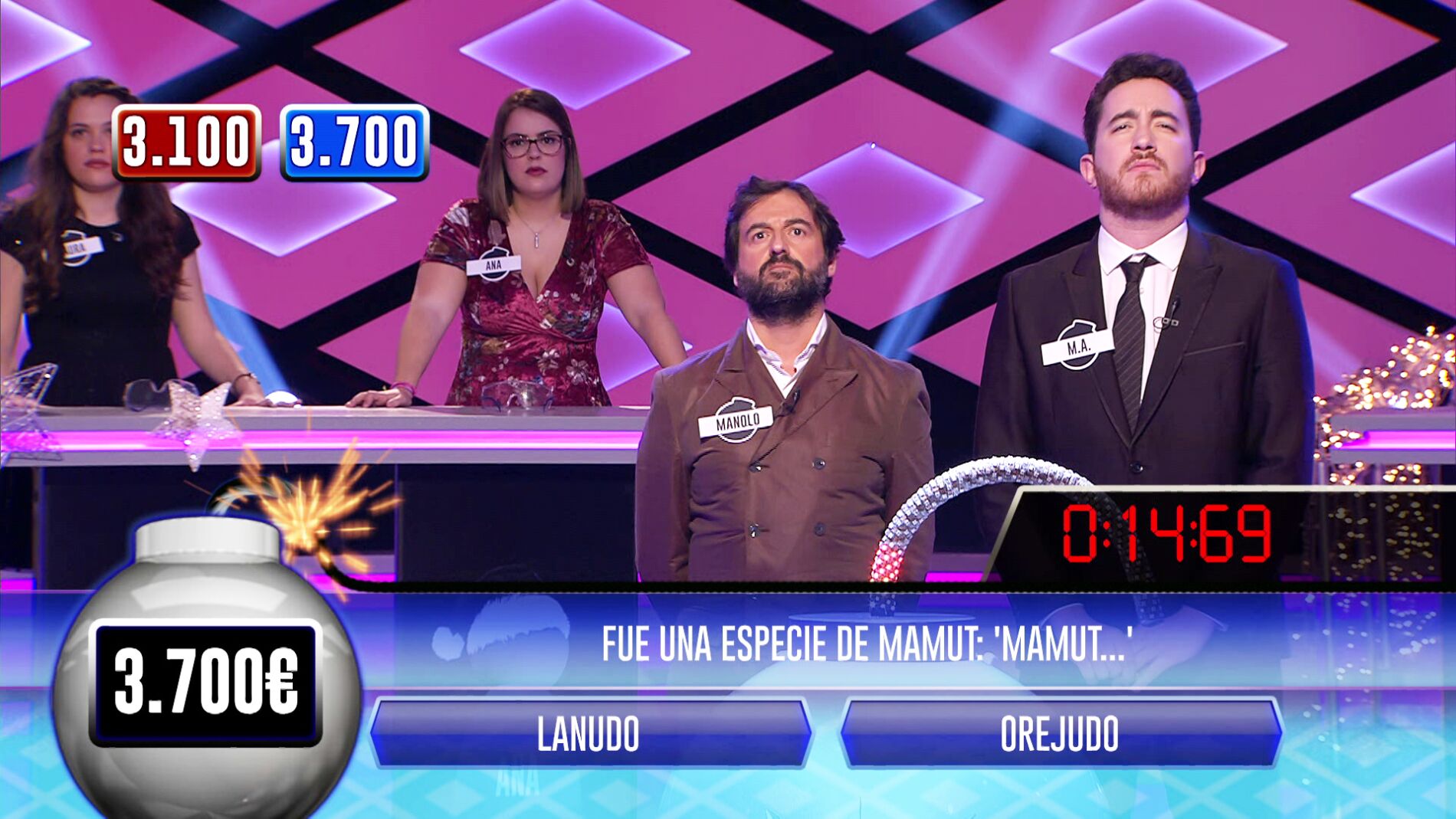 &lsquo;Los dispersos&rsquo; protagonizan una remontada espectacular frente a &lsquo;Las primas&rsquo; en &lsquo;&iexcl;Boom!&rsquo;