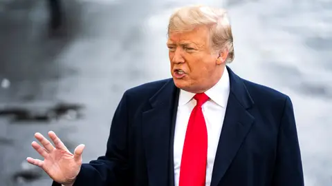 El presidente del Estados Unidos, Donald Trump. El presidente del Estados Unidos, Donald Trump.