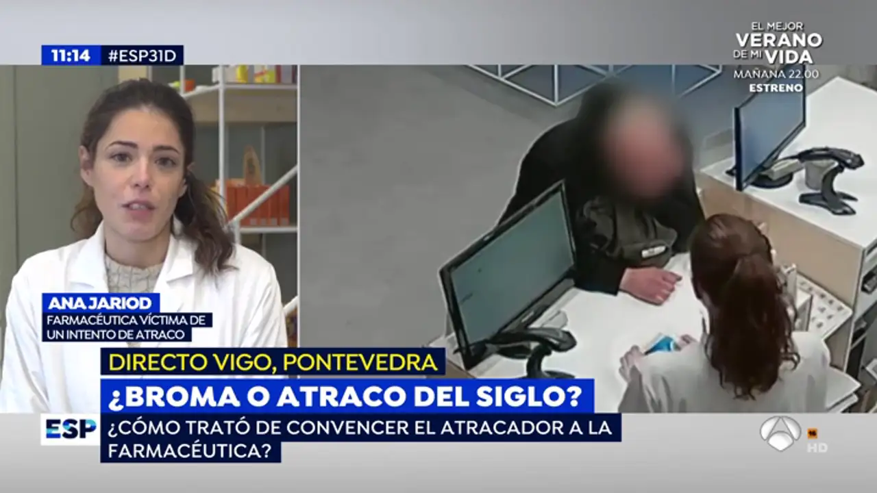Una farmacéutica atracada en Vigo: "Cuando me pidió los cinco millones, respondí como si fuese una broma"
