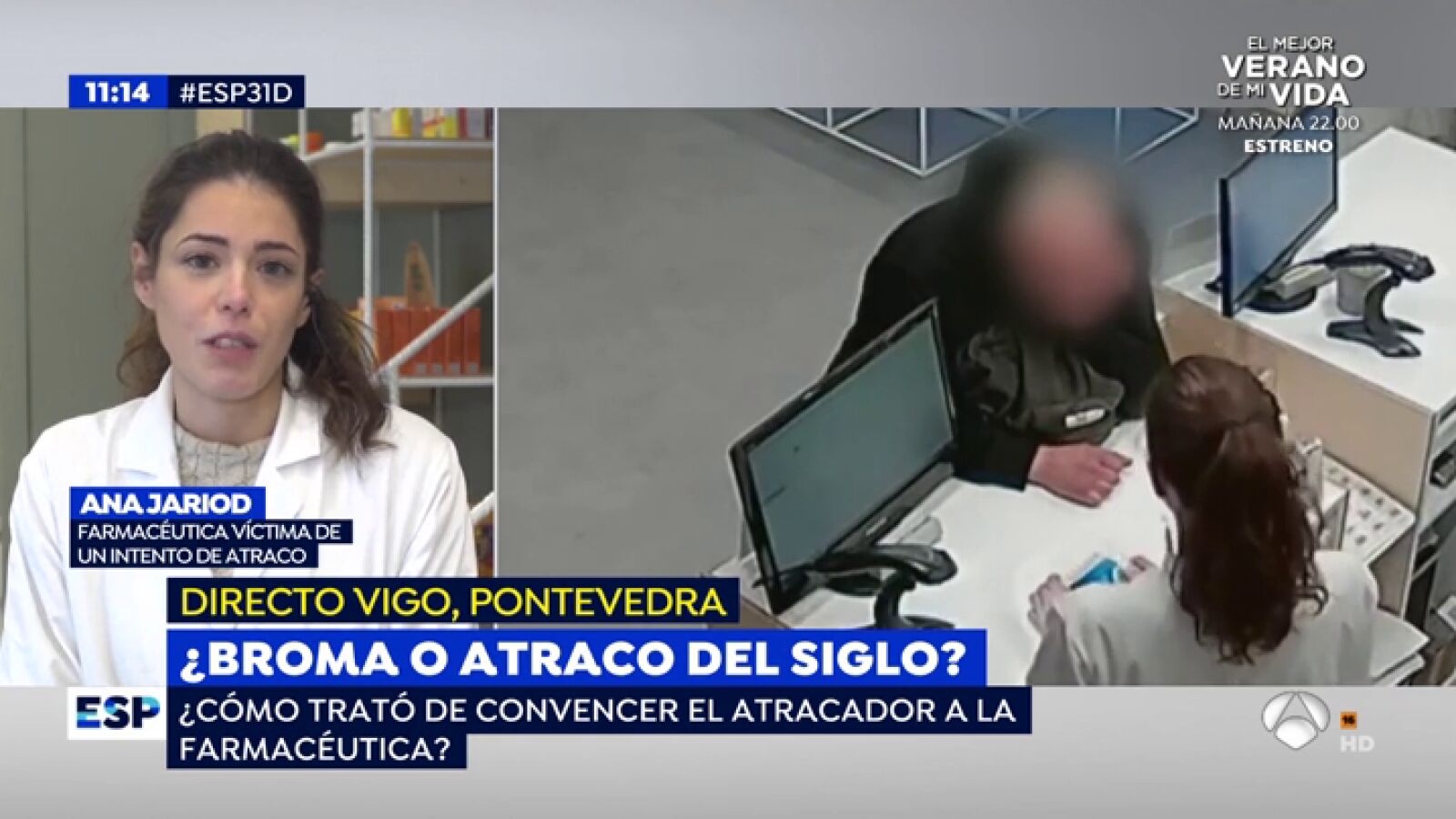 Una farmacéutica atracada en Vigo: 