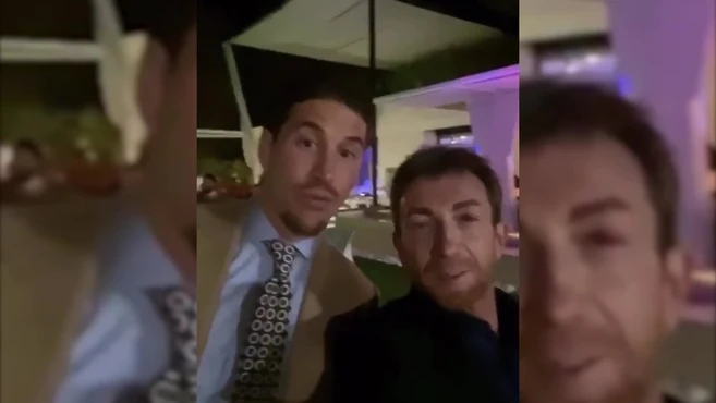 Sergio Ramos y Pablo Motos, en la &uacute;ltima noche del a&ntilde;o