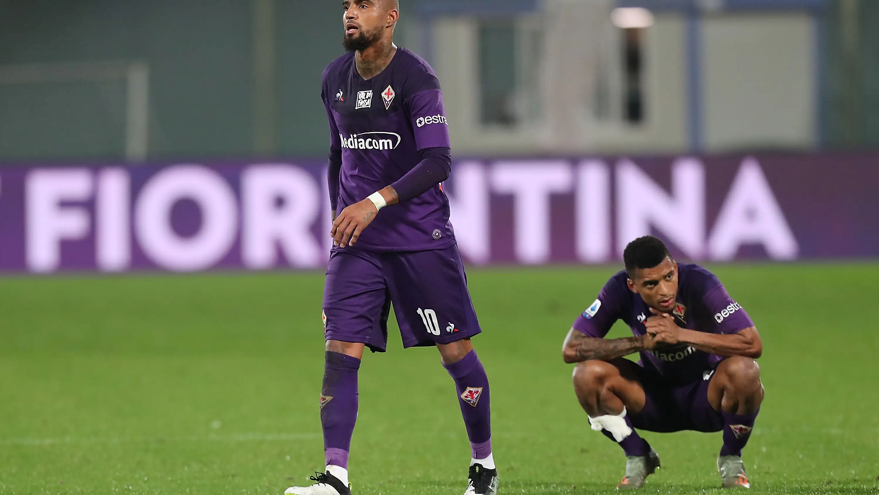 Kevin Prince Boateng, durante un partido con la Fiorentina