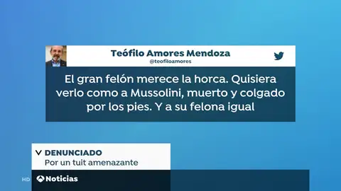 Justicia denuncia ante la Fiscalía el tuit de un concejal de Cáceres que deseaba la muerte de Pedro Sánchez Justicia denuncia ante la Fiscalía el tuit de un concejal de Cáceres que deseaba la muerte de Pedro Sánchez