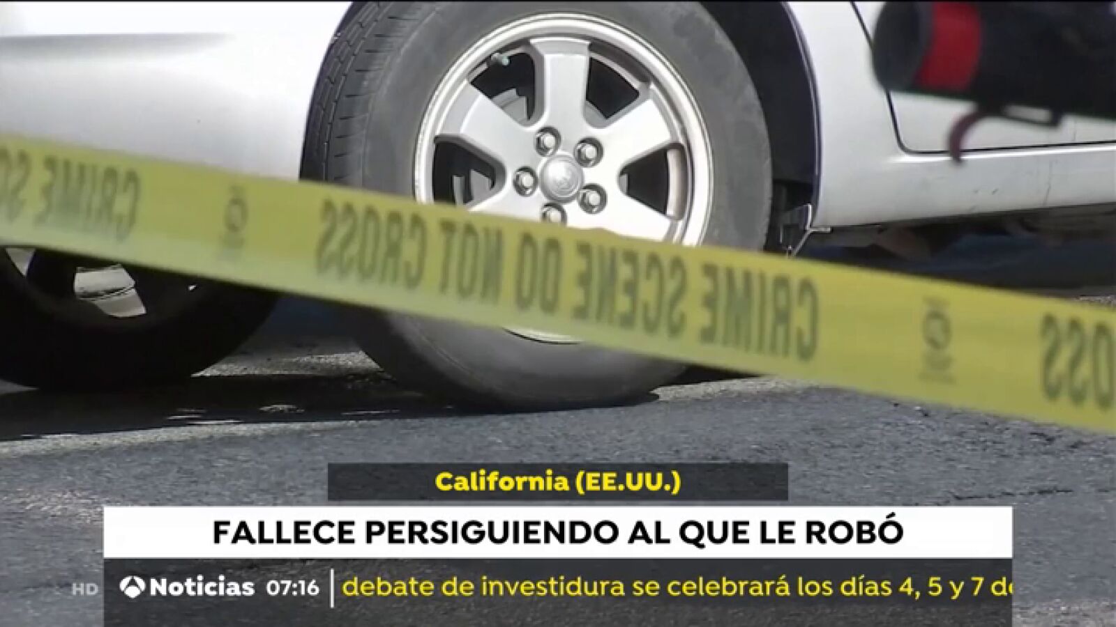Un hombre muere cuando perseguía a quien le había robado