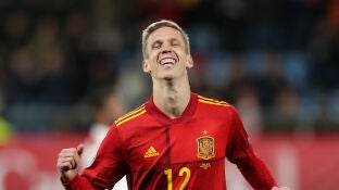 Dani Olmo, con la selecci&oacute;n espa&ntilde;ola