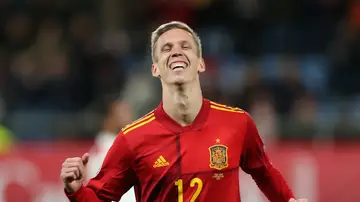 Dani Olmo, con la selección española Dani Olmo, con la selección española