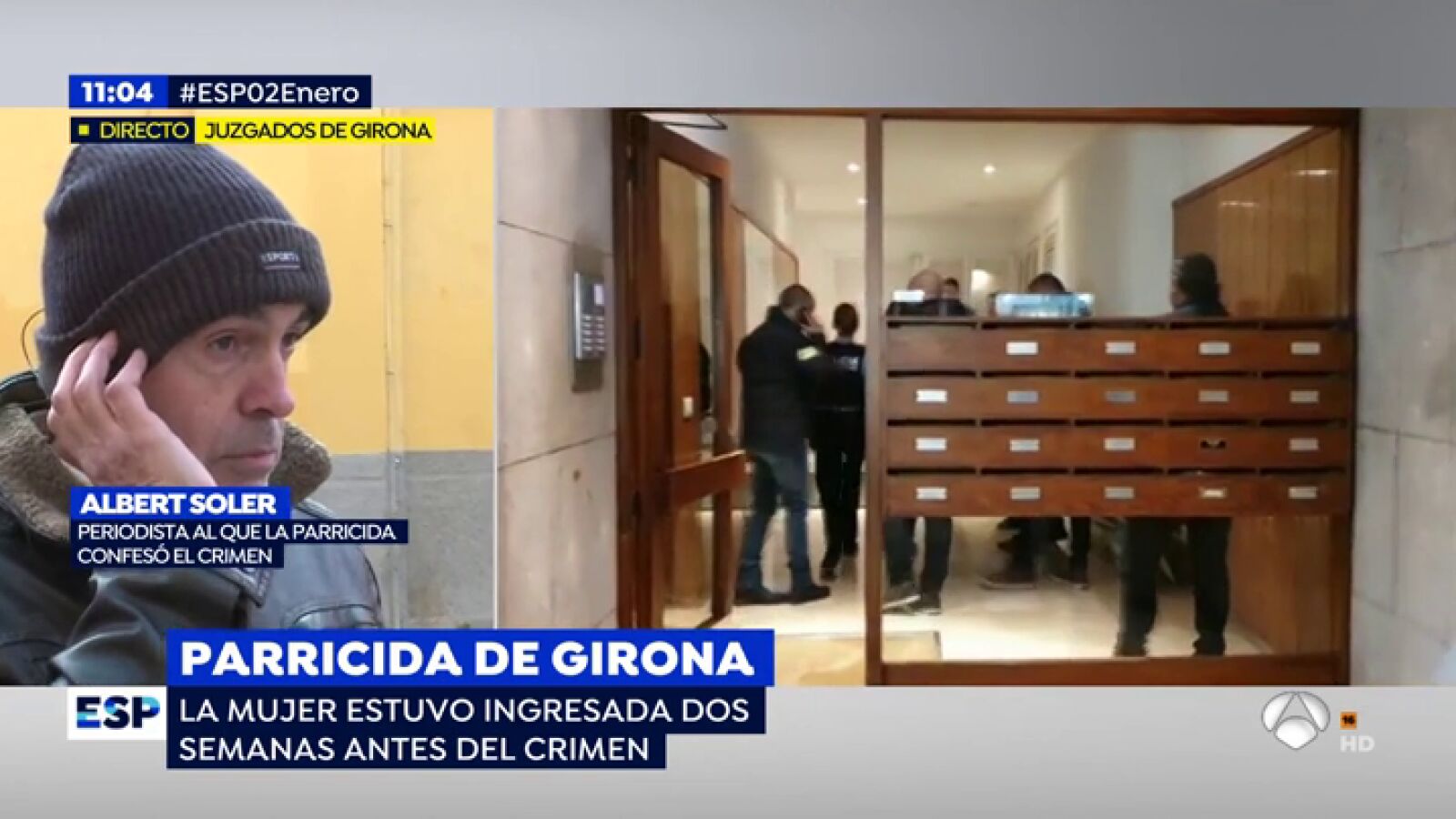La parricida de Girona estuvo ingresada en el psiquiátrico dos semanas antes del homicidio 