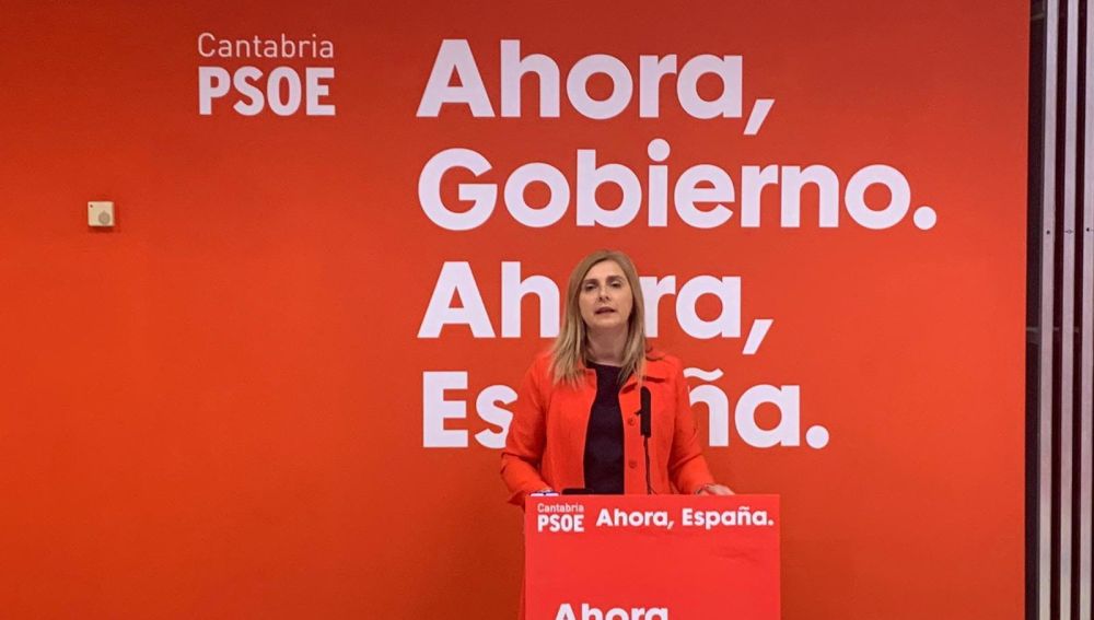Noelia Cobo, secretaria de de Organización del PSOE de Cantabria