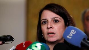 La portavoz del PSOE en el Congreso, Adriana Lastra. 