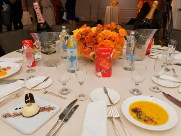 Así era el menú de los Globos de Oro antes del cambio Así era el menú de los Globos de Oro antes del cambio