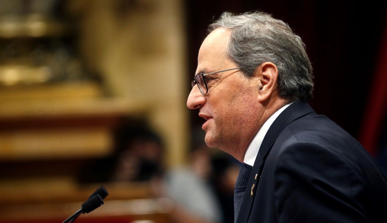 El presidente de la Generalitat, Quim Torra