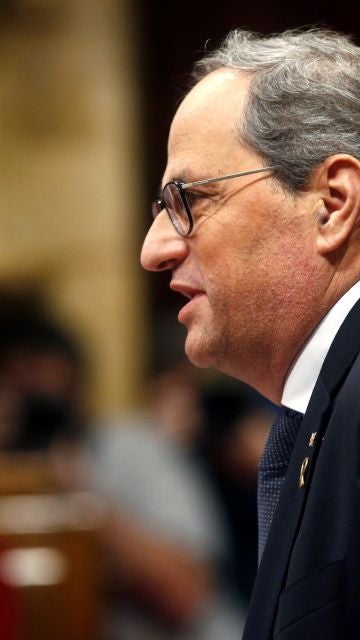 El presidente de la Generalitat, Quim Torra
