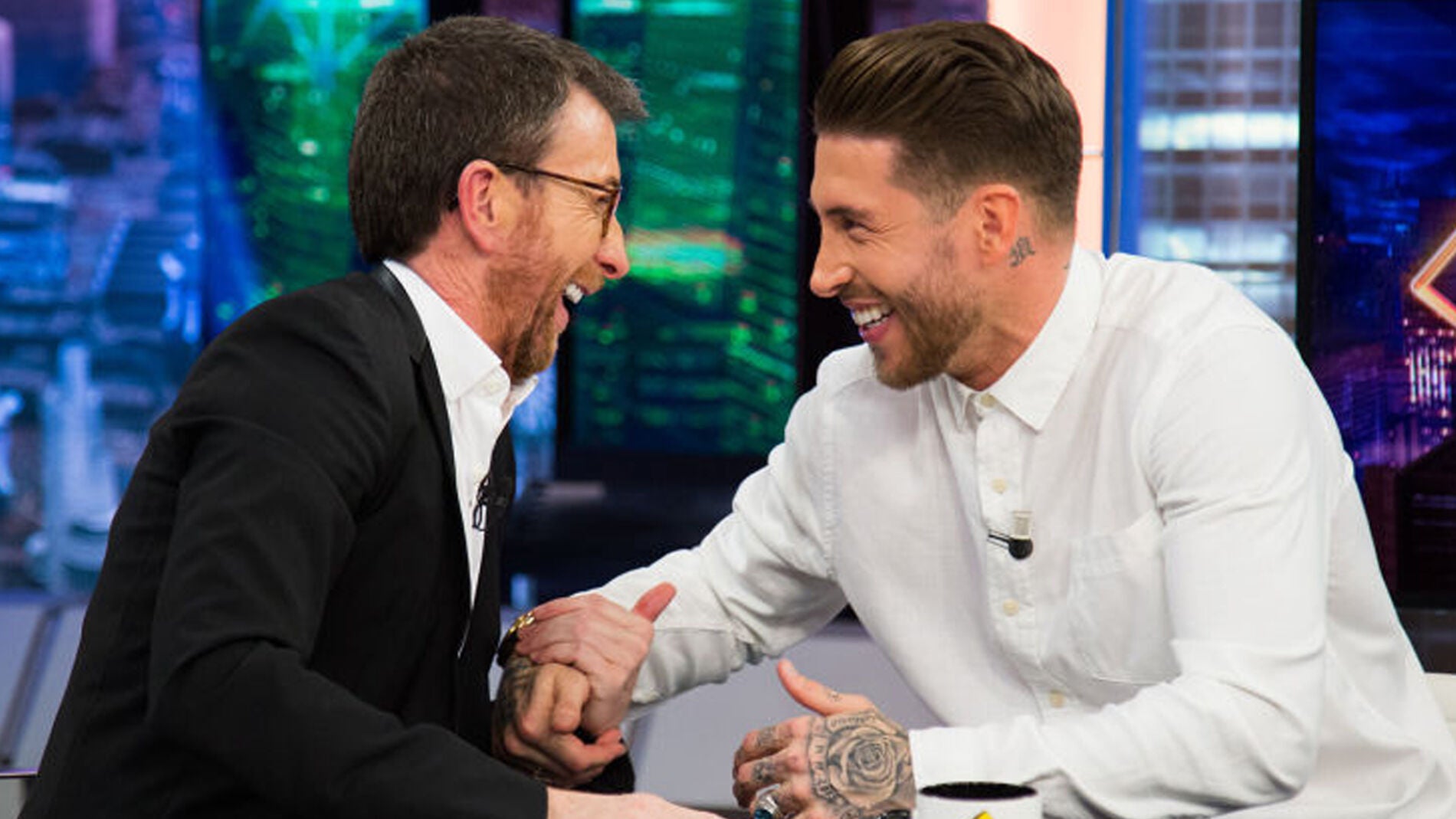 Pablo Motos y Sergio Ramos en 'El Hormiguero 3.0'