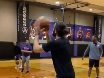 La exhibición de triples de Ricky Rubio