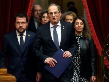 El presidente de la Generalitat de Catdaluña, Quim Torra