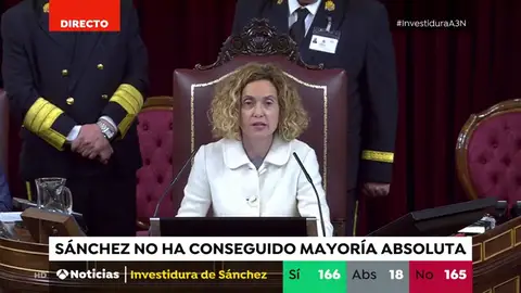Fracasa la investidura de Pedro Sánchez tras la primera votación Fracasa la investidura de Pedro Sánchez tras la primera votación