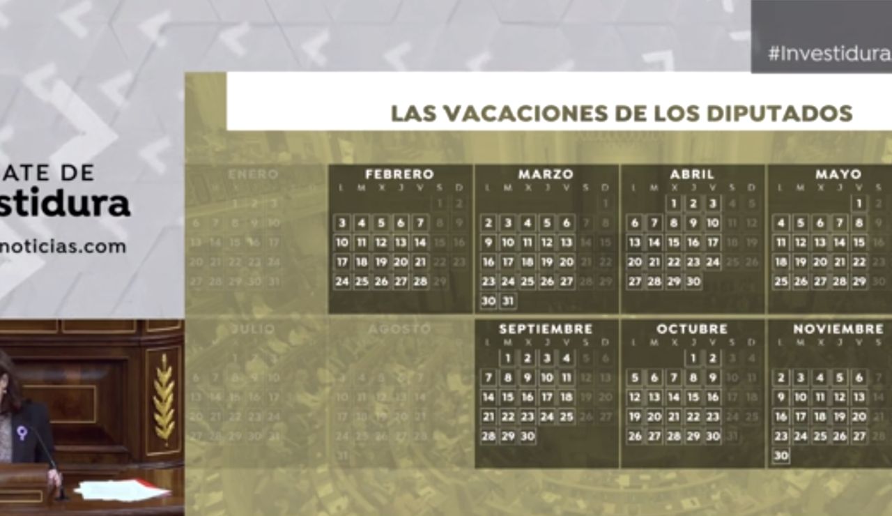 Vacaciones diputados