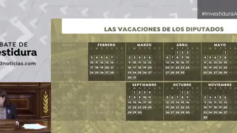 Vacaciones diputados Vacaciones diputados