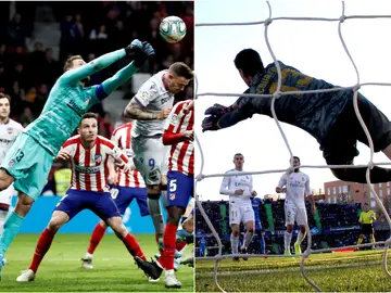 Courtois y Oblak se lucen en sus equipos Courtois y Oblak se lucen en sus equipos