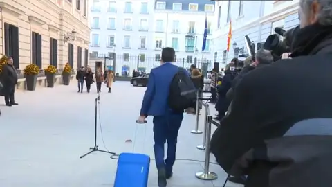 Diputados tras el debate de investidura Diputados tras el debate de investidura