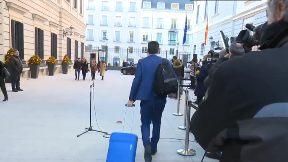 Diputados tras el debate de investidura Diputados tras el debate de investidura