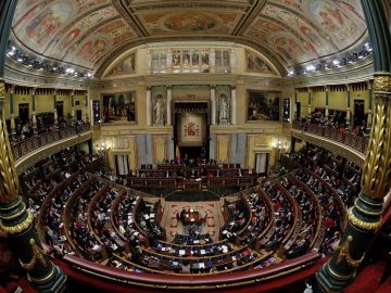 Imagen del interior del hemiciclo del Congreso