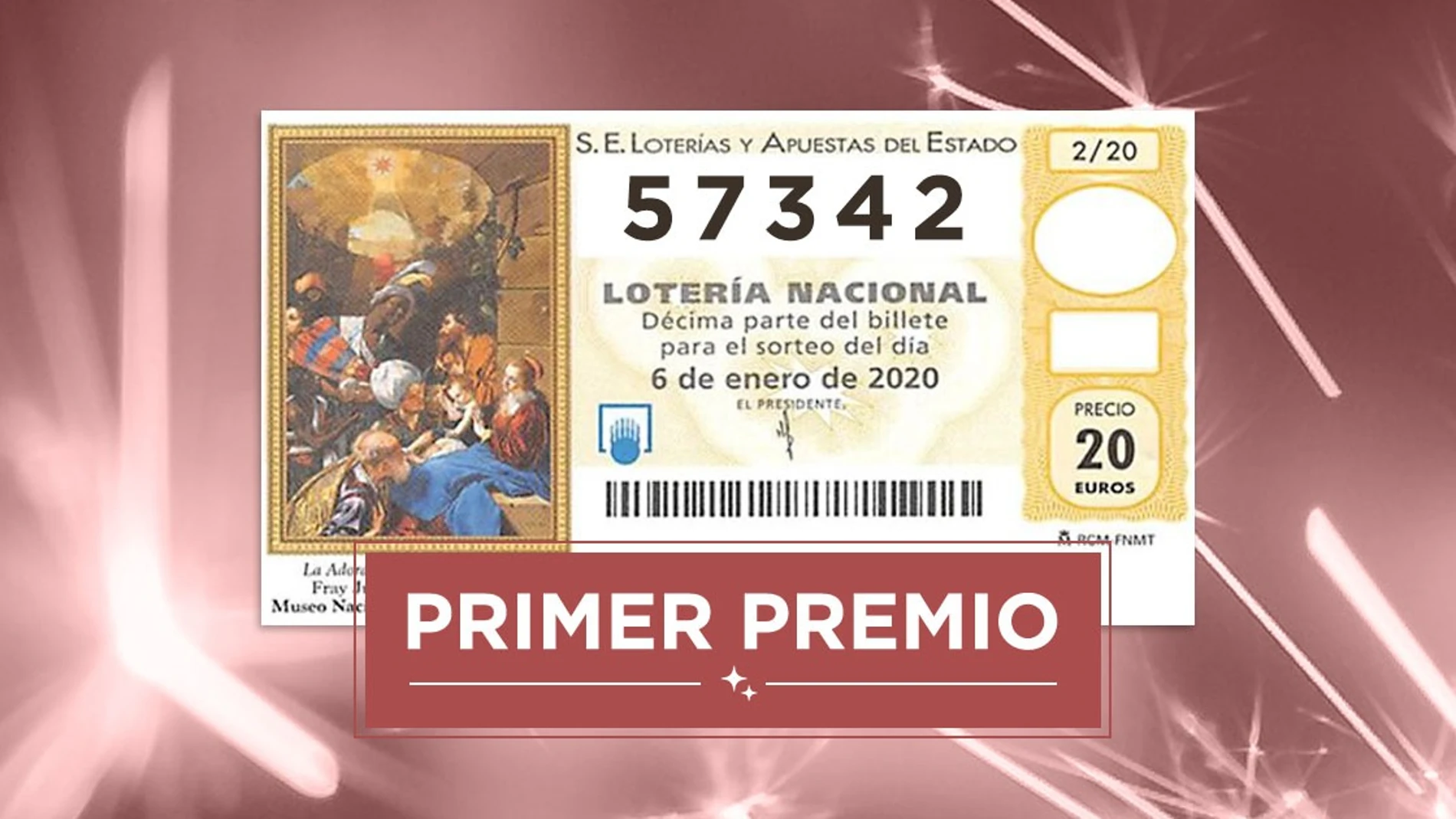 Primer premio de la Lotería del Niño Primer premio de la Lotería del Niño