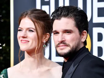 Kit Harington ('Juego de Tronos') y Rose Leslie en los Globos de Oro 2020 Kit Harington ('Juego de Tronos') y Rose Leslie en los Globos de Oro 2020