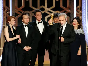 El equipo de '1917' en los Globos de Oro El equipo de '1917' en los Globos de Oro