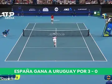 España arrolla a Uruguay y sigue invicta en la ATP Cup España arrolla a Uruguay y sigue invicta en la ATP Cup