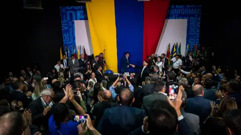 El presidente de la Asamblea Nacional, Juan Guaidó El presidente de la Asamblea Nacional, Juan Guaidó