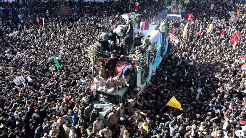Estampida en Irán Estampida en Irán