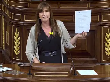 Laura Borrás: "No podemos votar en contra de Cataluña y a favor de la represión" Laura Borrás: "No podemos votar en contra de Cataluña y a favor de la represión"