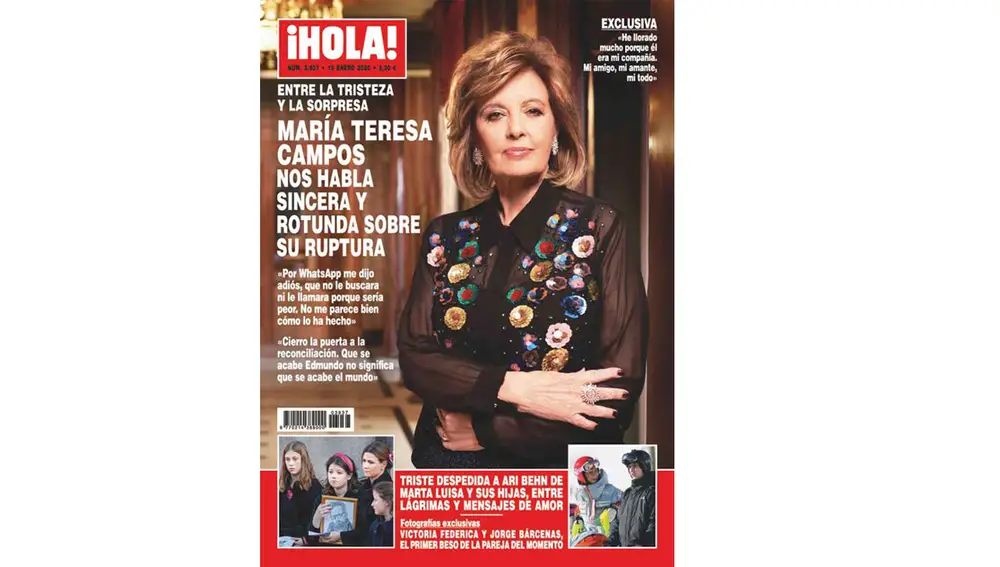 María Teresa Campos en exclusiva en la revista Hola María Teresa Campos en exclusiva en la revista Hola