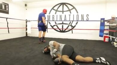 El boxeador Sergey Kuzmin publica el vídeo del brutal 'nocaut' a su sparring y le llueven las críticas