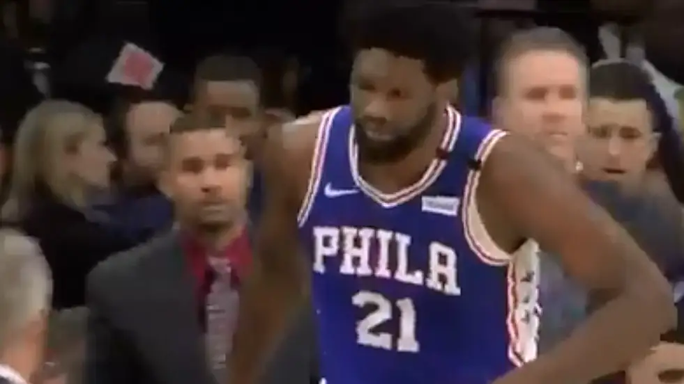 Embiid tras su lesión Embiid tras su lesión