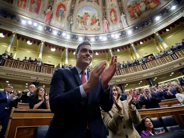 Pedro Sánchez en el Congreso de los Diputados Pedro Sánchez en el Congreso de los Diputados
