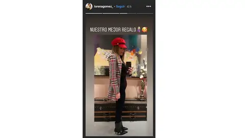 Lorena Gómez presume de tripita de embarazada Lorena Gómez presume de tripita de embarazada