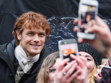 Sam Heughan, Jamie Fraser en 'Outlander'