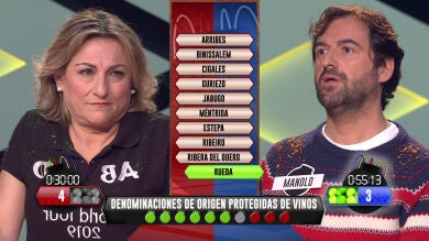 Los vinos de denominaciones protegidas de España, la mejor táctica de Manolo de 'Los dispersos' en '¡Boom!'