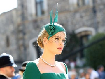 Lady Kitty Spencer durante la boda de Meghan y Harry Lady Kitty Spencer durante la boda de Meghan y Harry