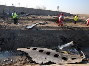 Accidente de avión en Irán