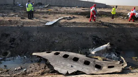 Accidente de avión en Irán Accidente de avión en Irán