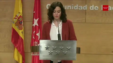 Isabel Díaz Ayuso, presidenta de la Comunidad de Madrid Isabel Díaz Ayuso, presidenta de la Comunidad de Madrid