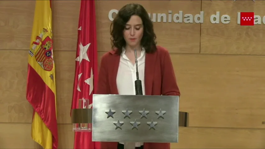 Isabel D&iacute;az Ayuso, presidenta de la Comunidad de Madrid